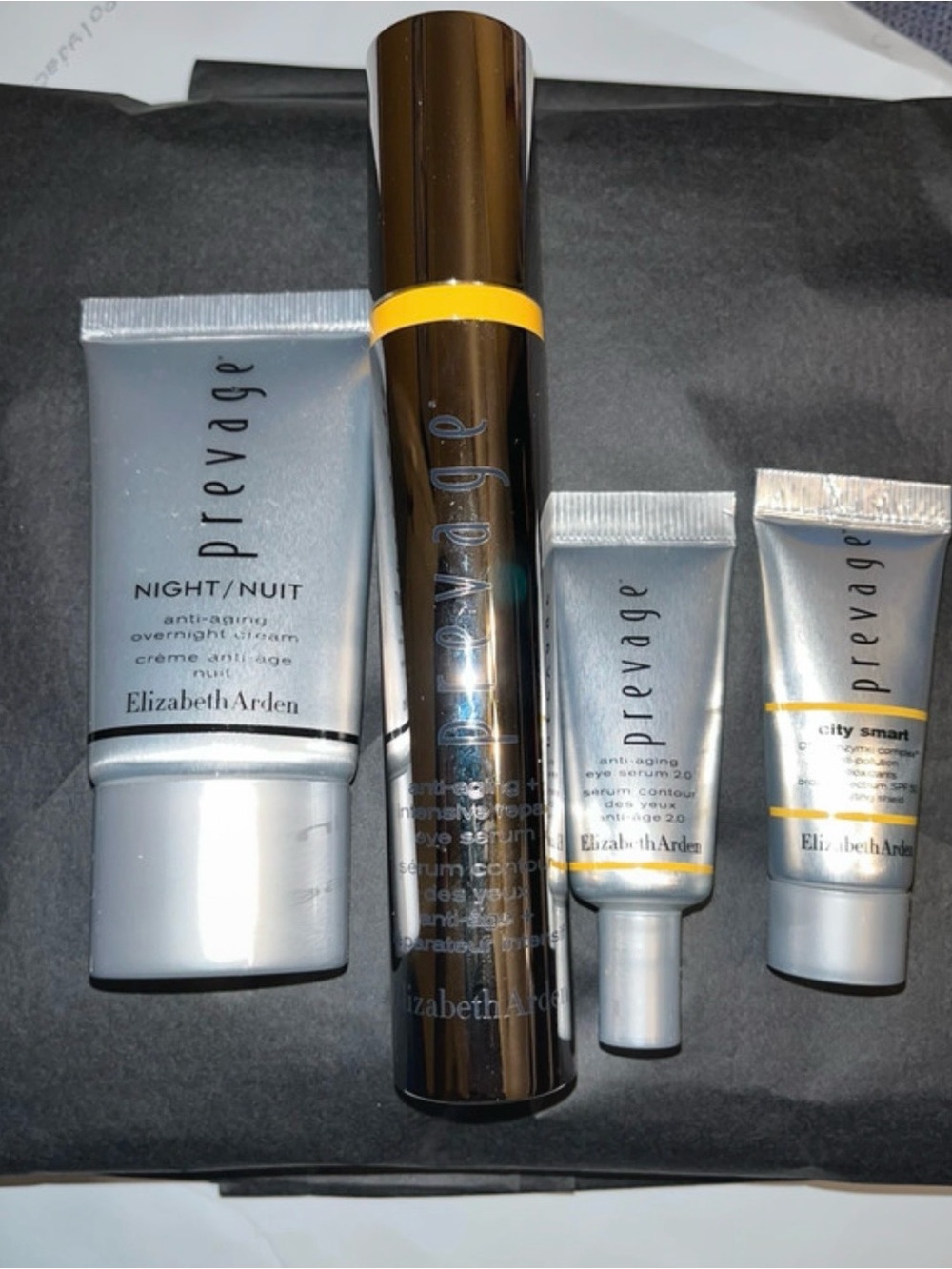 Elizabeth Arden Anti-Aging Skincare Set in Silver and Black